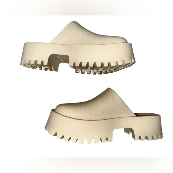 Jeffrey Campbell Clogge Chunky Platform Mule - Sz 9 - Picture 2 of 6